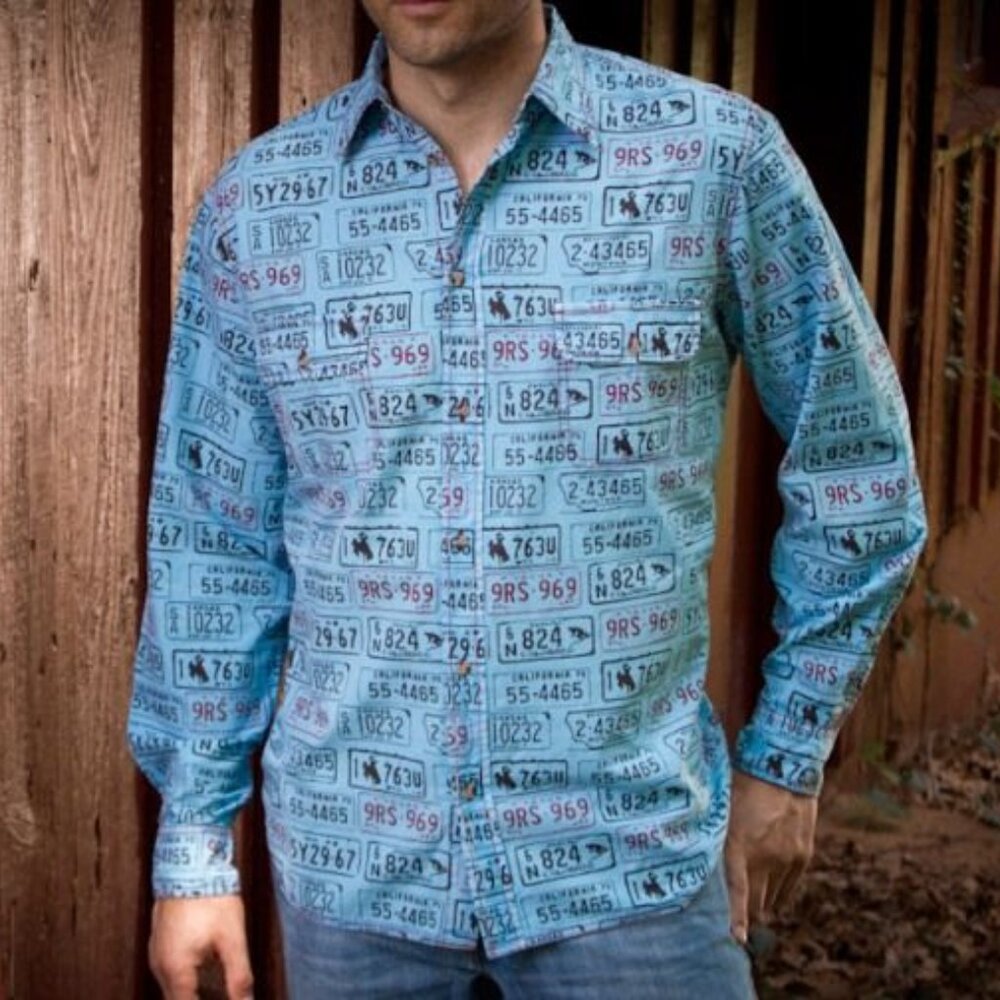 Barnfly Licence Plate Shirt 2XL / L072503